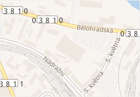 Bělohradská v obci Havlíčkův Brod - mapa ulice
