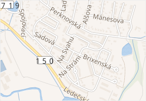 Březová v obci Havlíčkův Brod - mapa ulice