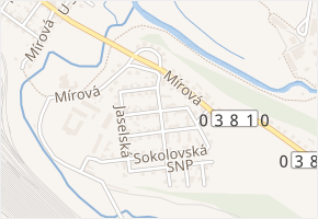 Dukelská v obci Havlíčkův Brod - mapa ulice