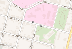 Havlíčkova v obci Havlíčkův Brod - mapa ulice