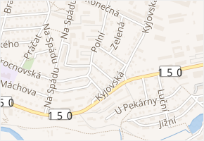 Husitská v obci Havlíčkův Brod - mapa ulice