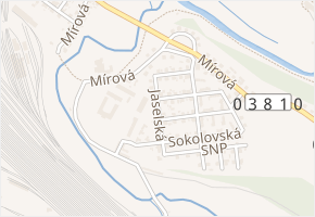 Jaselská v obci Havlíčkův Brod - mapa ulice