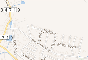 Jůzlova v obci Havlíčkův Brod - mapa ulice