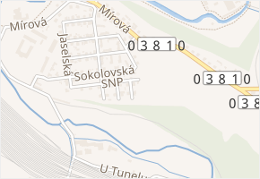 Koněvova v obci Havlíčkův Brod - mapa ulice