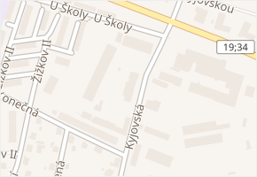 Kyjovská v obci Havlíčkův Brod - mapa ulice