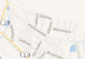 Ladova v obci Havlíčkův Brod - mapa ulice