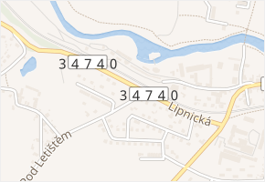 Lipnická v obci Havlíčkův Brod - mapa ulice