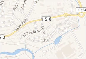 Luční v obci Havlíčkův Brod - mapa ulice