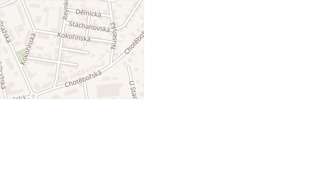 Machačova v obci Havlíčkův Brod - mapa ulice
