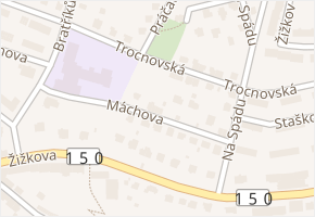Máchova v obci Havlíčkův Brod - mapa ulice
