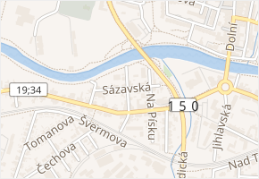 Na Losích v obci Havlíčkův Brod - mapa ulice