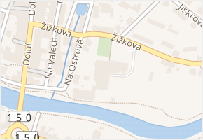 Na Ostrově v obci Havlíčkův Brod - mapa ulice