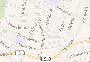 Na Spádu v obci Havlíčkův Brod - mapa ulice