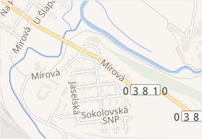 Na Vyhlídce v obci Havlíčkův Brod - mapa ulice