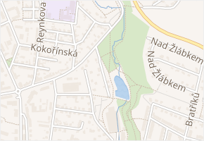 Nad Rantejchem v obci Havlíčkův Brod - mapa ulice