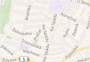 Olbrachtova v obci Havlíčkův Brod - mapa ulice