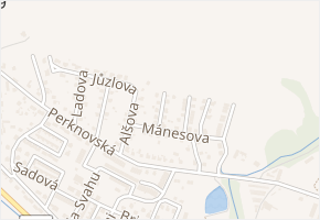 Panuškova v obci Havlíčkův Brod - mapa ulice