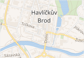 Pod Radnicí v obci Havlíčkův Brod - mapa ulice
