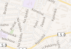 Polní v obci Havlíčkův Brod - mapa ulice