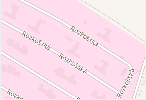 Rozkošská v obci Havlíčkův Brod - mapa ulice