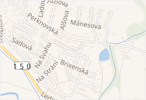 Slepá v obci Havlíčkův Brod - mapa ulice