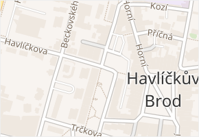 Smetanovo náměstí v obci Havlíčkův Brod - mapa ulice