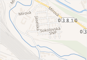 Sokolovská v obci Havlíčkův Brod - mapa ulice