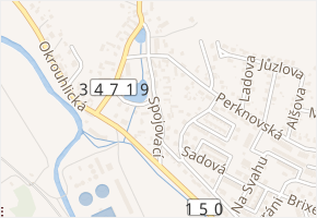Spojovací v obci Havlíčkův Brod - mapa ulice