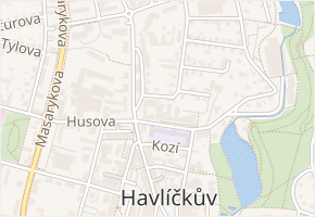 Štáflova v obci Havlíčkův Brod - mapa ulice