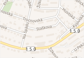 Staškova v obci Havlíčkův Brod - mapa ulice