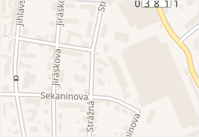 Strážná v obci Havlíčkův Brod - mapa ulice