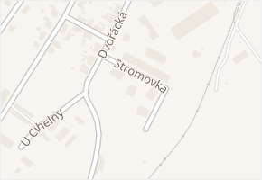 Stromovka v obci Havlíčkův Brod - mapa ulice
