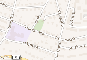 Trocnovská v obci Havlíčkův Brod - mapa ulice