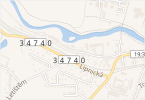 U Panských v obci Havlíčkův Brod - mapa ulice