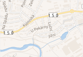 U Pekárny v obci Havlíčkův Brod - mapa ulice