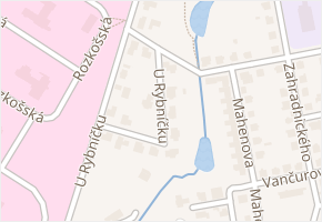 U Rybníčku v obci Havlíčkův Brod - mapa ulice