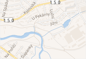 U Sv. Jána v obci Havlíčkův Brod - mapa ulice