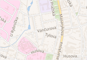Vančurova v obci Havlíčkův Brod - mapa ulice