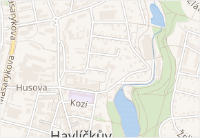 Za Klášterem v obci Havlíčkův Brod - mapa ulice