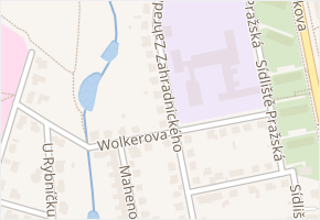 Zahradnického v obci Havlíčkův Brod - mapa ulice
