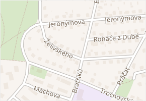 Želivského v obci Havlíčkův Brod - mapa ulice