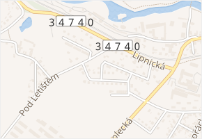 Zimprichova v obci Havlíčkův Brod - mapa ulice