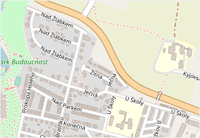 Žitná v obci Havlíčkův Brod - mapa ulice