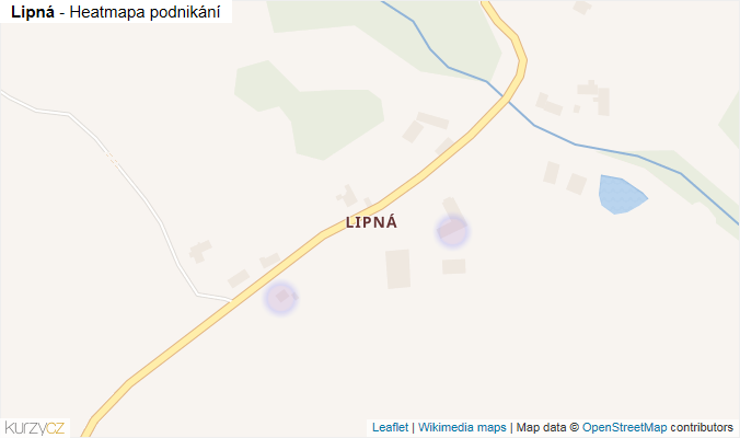 Mapa Lipná - Firmy v části obce.