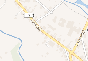 Jizerská v obci Hejnice - mapa ulice