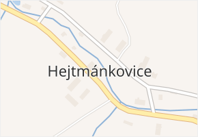 Hejtmánkovice v obci Hejtmánkovice - mapa části obce