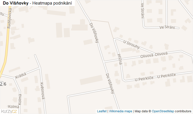 Mapa Do Višňovky - Firmy v ulici.