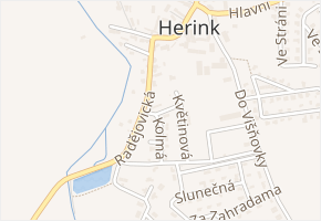 Krátká v obci Herink - mapa ulice