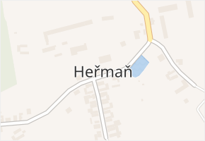 Heřmaň v obci Heřmaň - mapa části obce