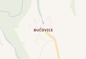 Bučovice v obci Heřmanice - mapa části obce